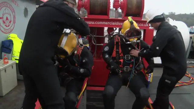 Commercial diver training