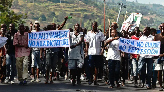 Burundi protest