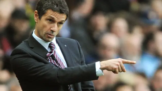 Aston Villa manager Remi Garde