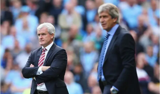 Mark Hughes and Manuel Pellegrini