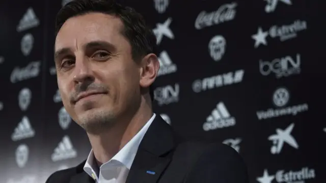 Gary Neville smiles