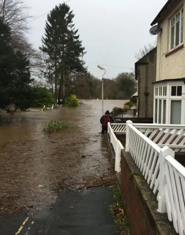 Flooding in Corbridge