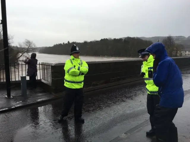 Flood in Corbridge