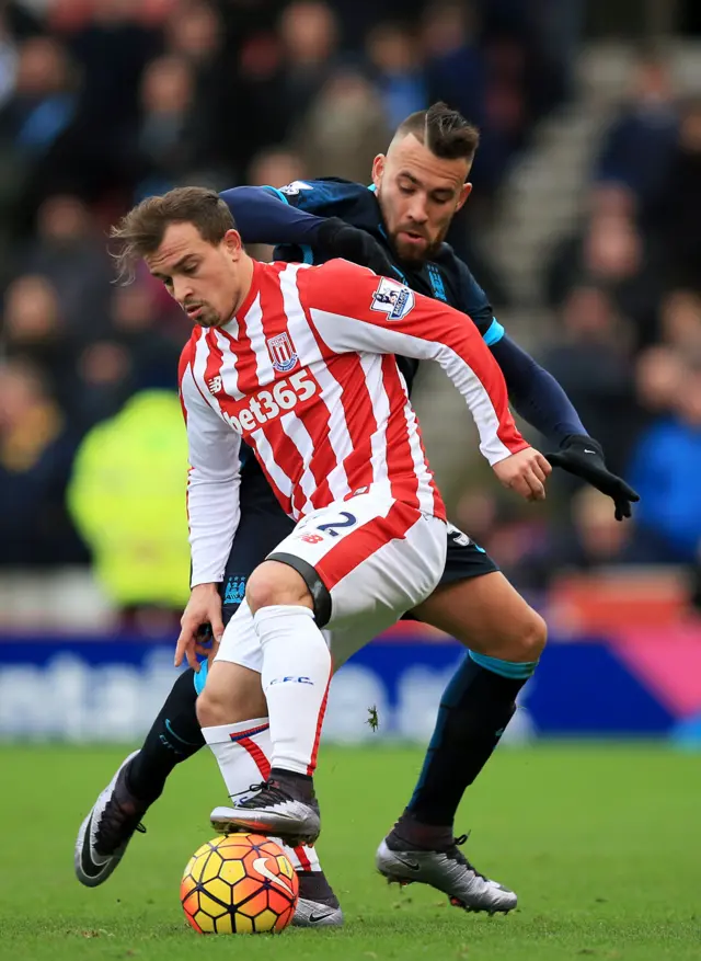 Otamendi challenges Shaqiri