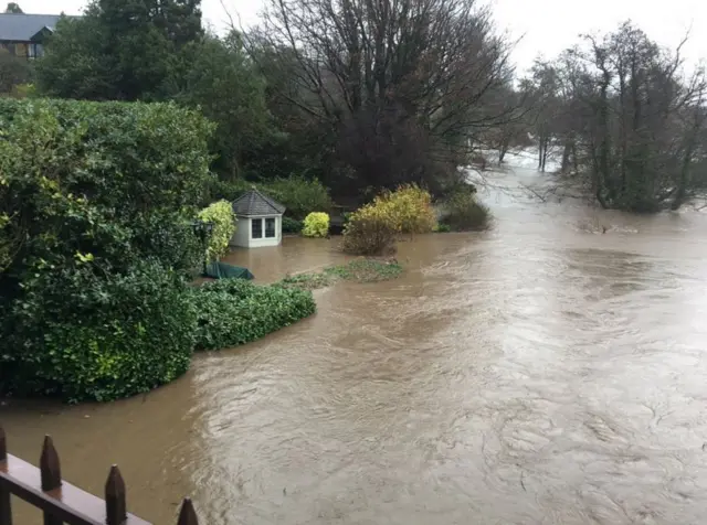 Flood in Corbridge