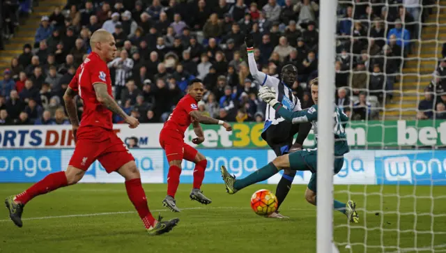 Newcastle striker Papiss Cisse