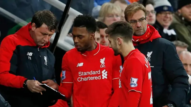 Daniel Sturridge and Adam Lallana