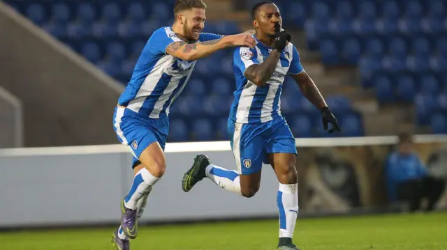 Callum Harriott of Colchester United