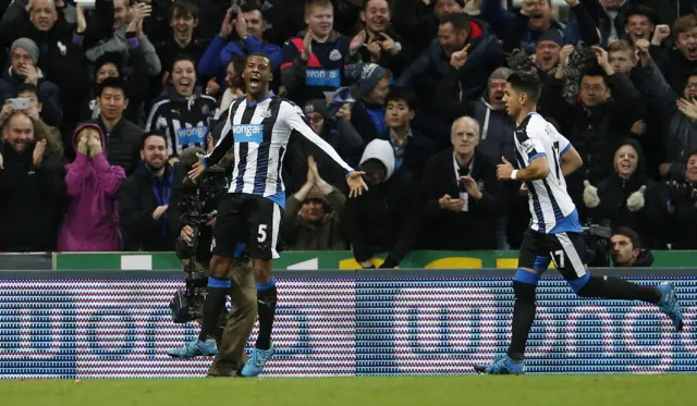 Newcastle celebrate