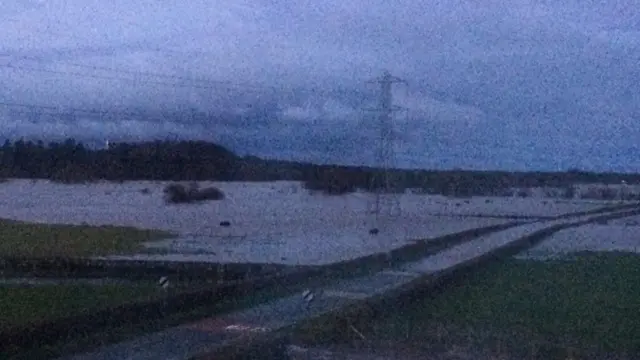 Airport road in Cumbria