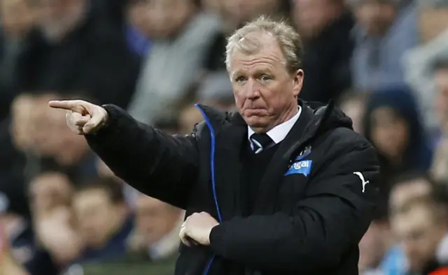 Newcastle manager Steve McClaren