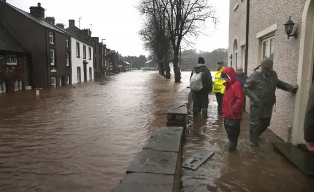 Flooding in Appleby, Cumbria