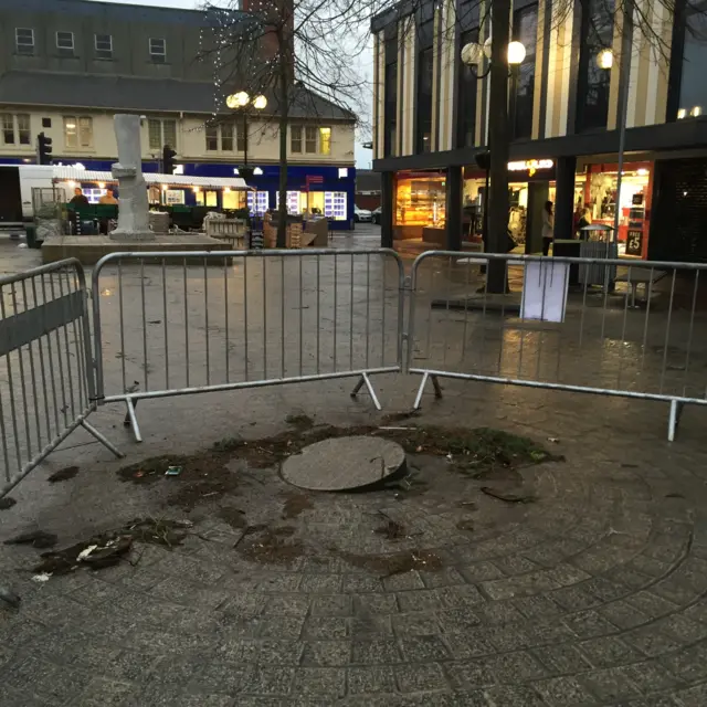 Space where Beeston's Christmas tree was