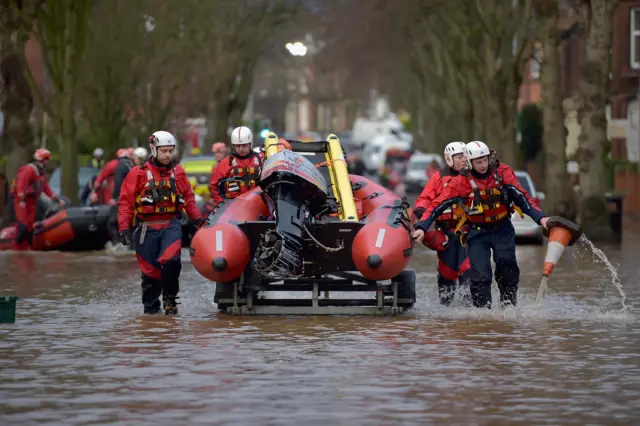 Lifeboat crews in Carlisle