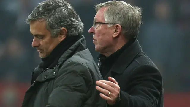 Jose Mourinho and Sir Alex Ferguson