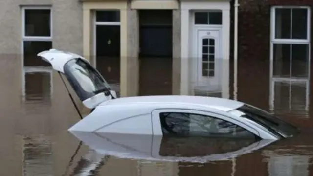 Car flooded