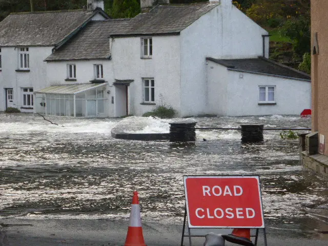 Flooding in Backbarrow