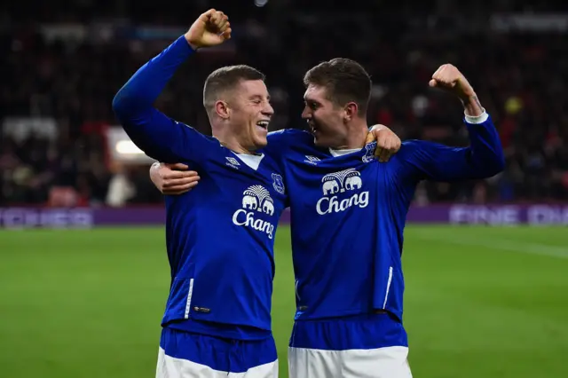 Everton's Ross Barkley and John Stones