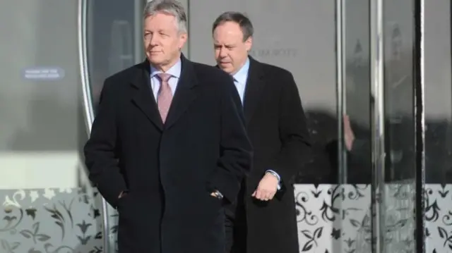 Peter Robinson and Nigel Dodds