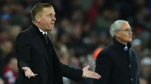 Garry Monk (left)