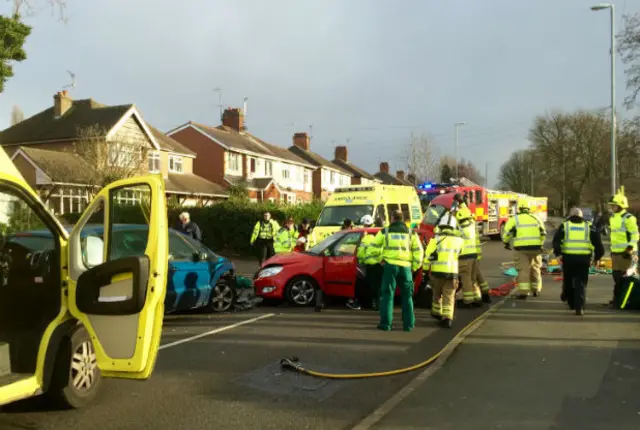 Crash in Wigston