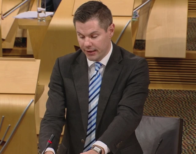 Transport Minister Derek Mackay