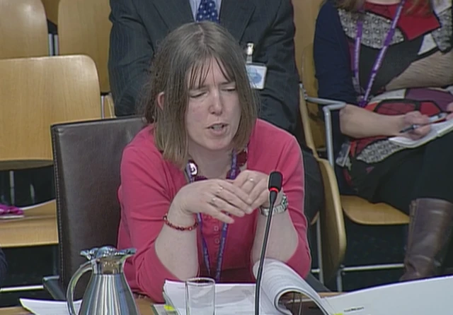 Lousie Miller from the Office of the Solicitor to the Scottish Parliament