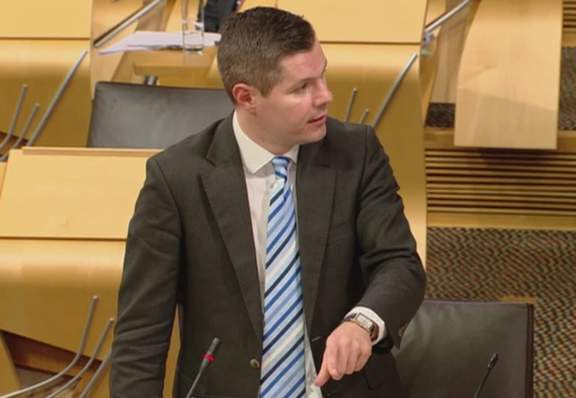 Transport Minister Derek Mackay