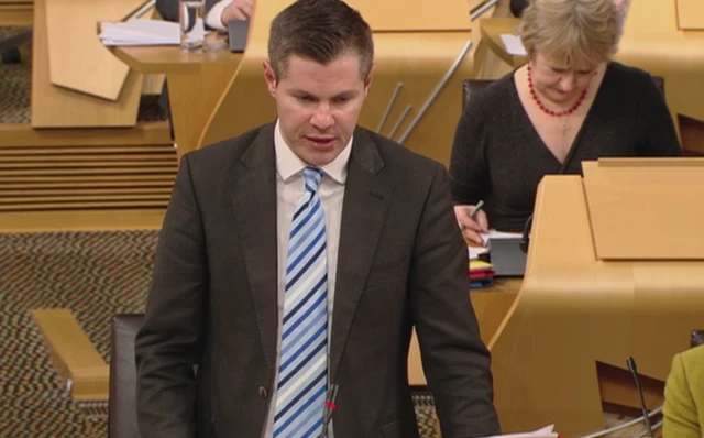 Transport Minister Derek Mackay