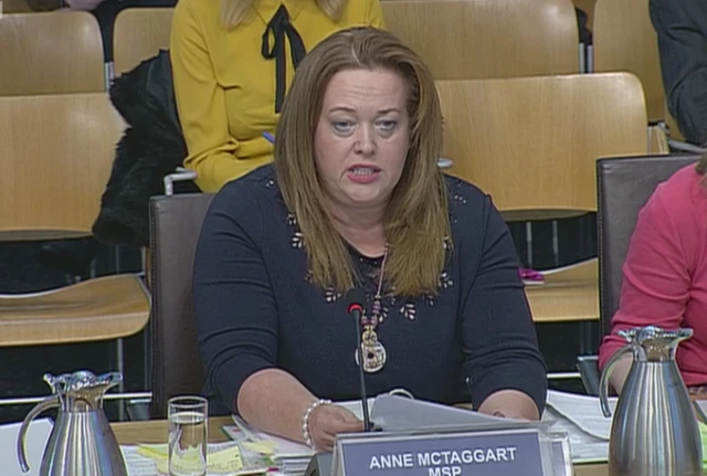 Labour MSP Anne McTaggart