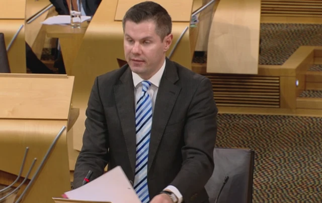 Transport Minister Derek Mackay