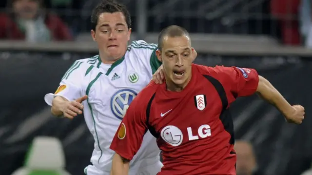 Bobby Zamora faces Wolfsburg