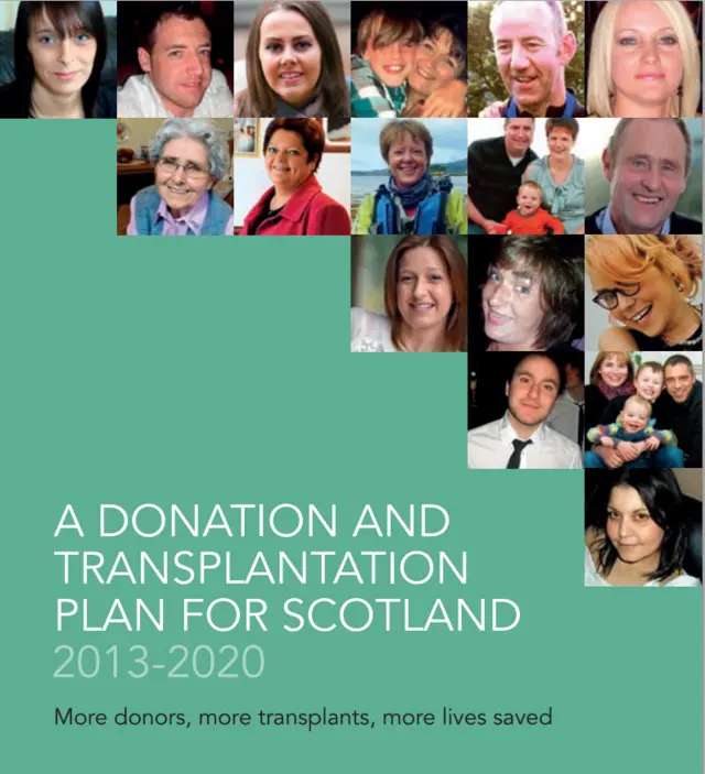 Donation and Transplantation Plan for Scotland 2013-20.