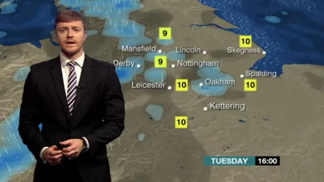 Charlie Slater's weather map