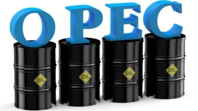 OPEC letters on oil barrels