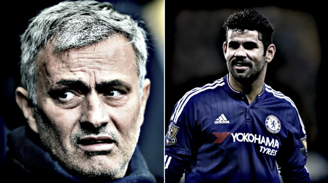 Jose Mourinho and Diego Costa