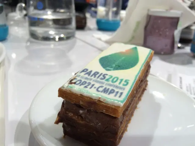 cake with conference logo