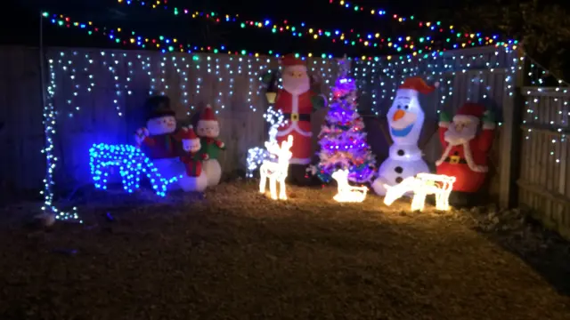 Christmas display