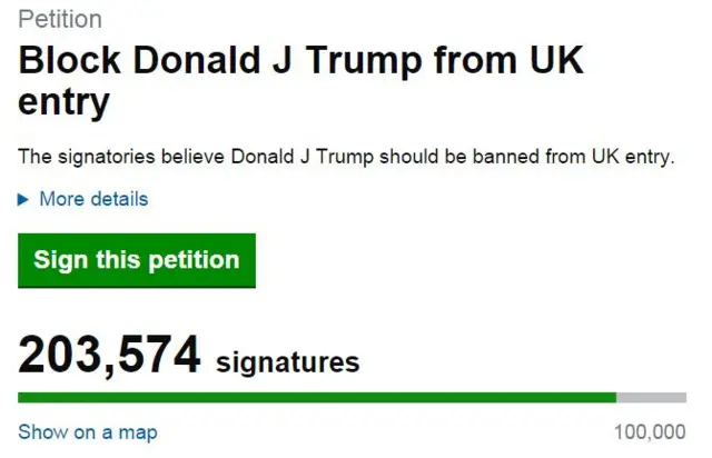 Trump petition