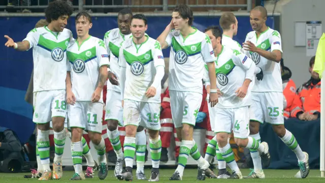 Wolfsburg players