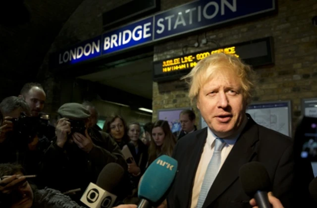 London Mayor Boris Johnson