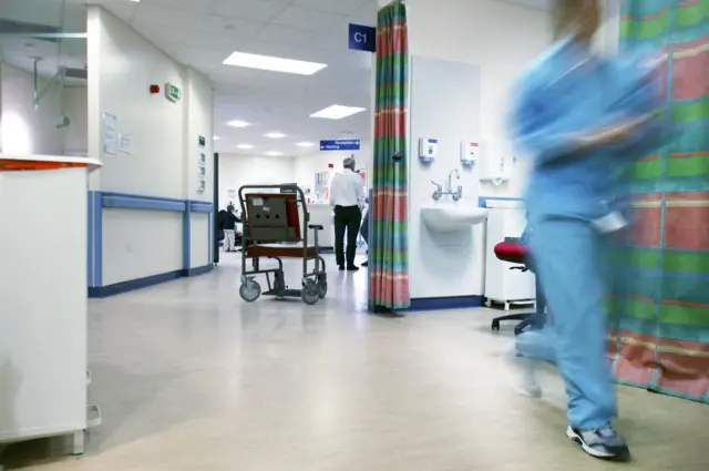 NHS hospital interior