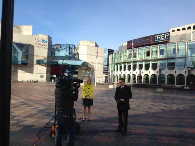 BBC News Channel in Birmingham