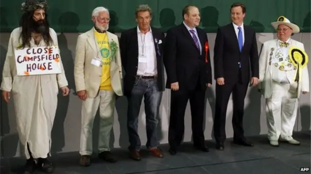 Witney candidates including David Cameron