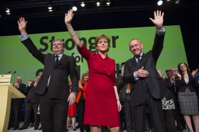 Nicola Stugeon at SNP conference