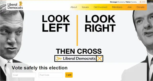 Liberal Democrats homepage