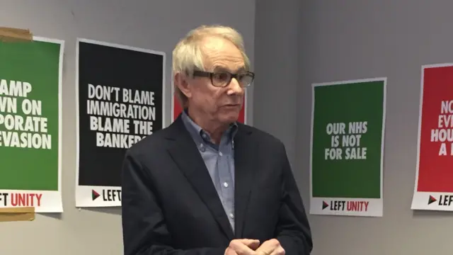 Ken Loach at Left Unity launch