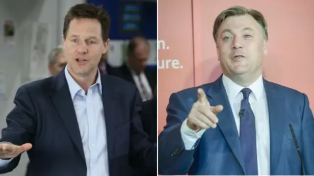 Ed Balls and Nick Clegg