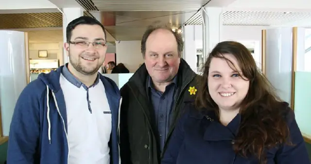 Jim Naughtie with Scottish voters