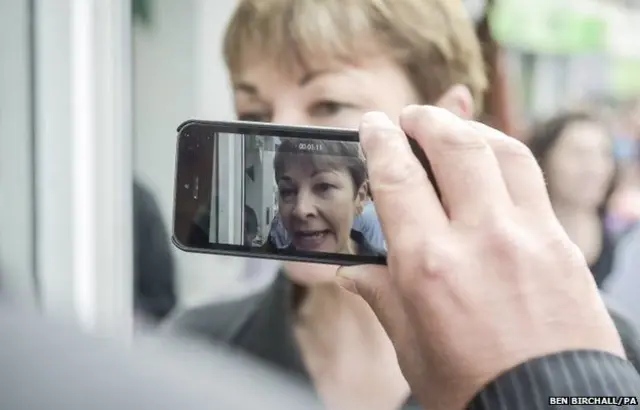 Green candidate Caroline Lucas